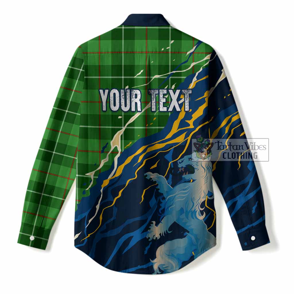 Clephane (Clephan) Scotland Tartan Women Casual Shirt WC2026 Football - We'll Be Coming