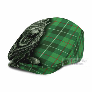Clephane (Clephan) Tartan Flat Cap, Jeff Cap Roaring Lion Heritage - Tartan Vibes Clothing