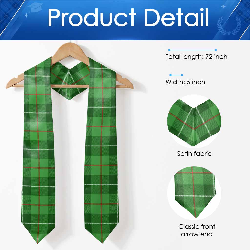 Clephane (Clephan) Tartan Graduation Stole - Tartan Vibes Clothing