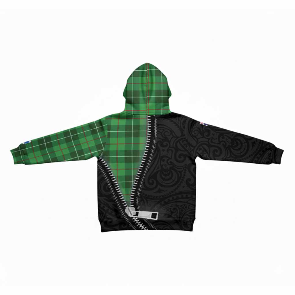 Clephane (Clephan) Tartan Kid Hoodie New Zealand Pattern Unique Zipper Stylized