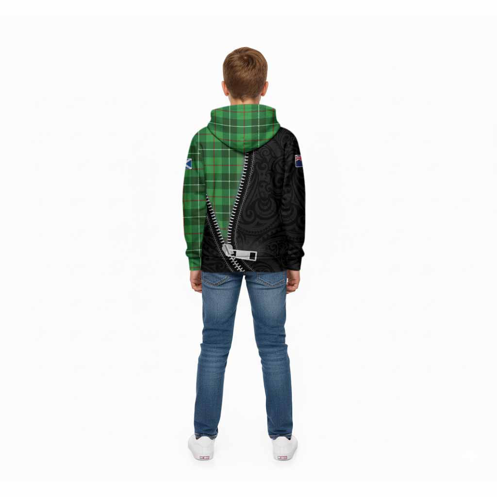 Clephane (Clephan) Tartan Kid Hoodie New Zealand Pattern Unique Zipper Stylized