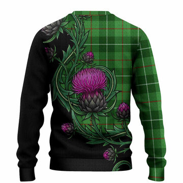 Clephane (Clephan) Tartan Knitted Sweater Resilient Scottish Thistle