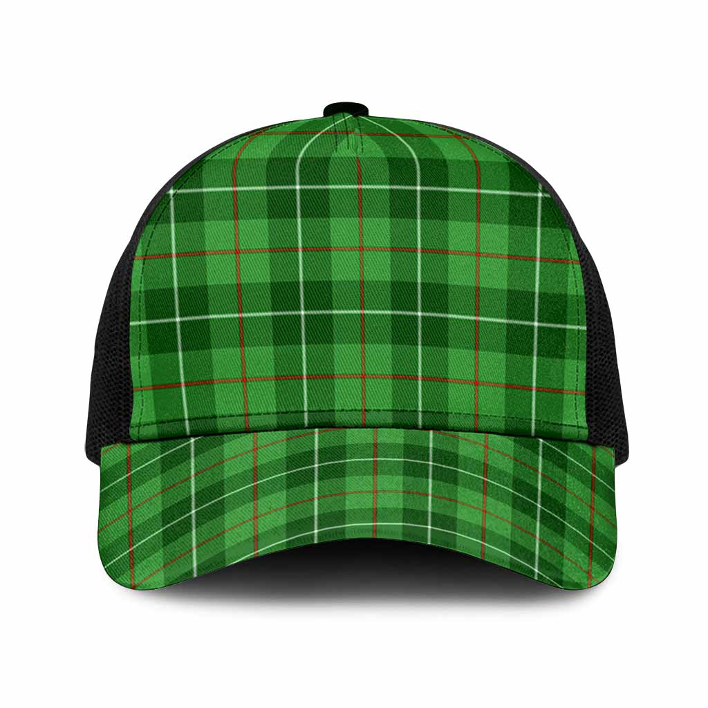 Clephane (Clephan) Tartan Mesh Trucker Cap One Size (Adjustable) Black - Tartan Vibes Clothing