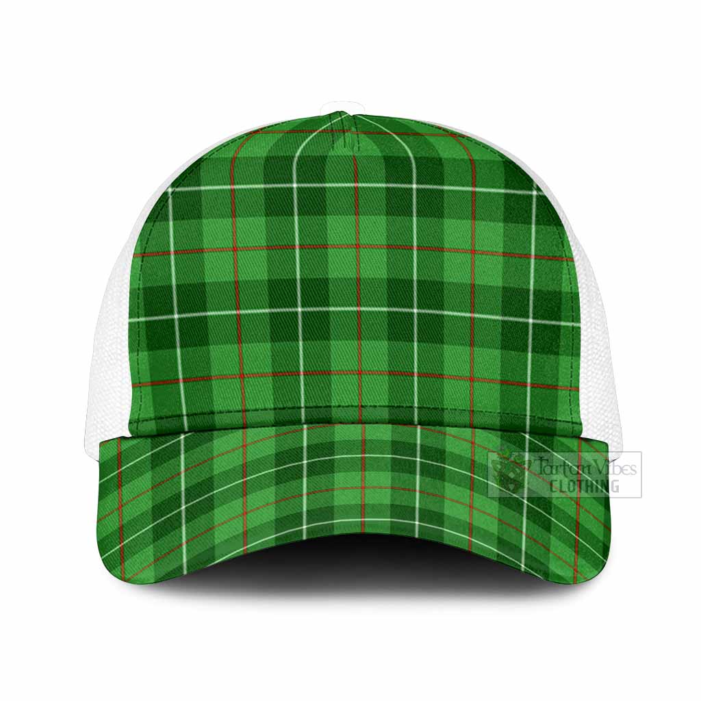 Clephane (Clephan) Tartan Mesh Trucker Cap One Size (Adjustable) White - Tartan Vibes Clothing