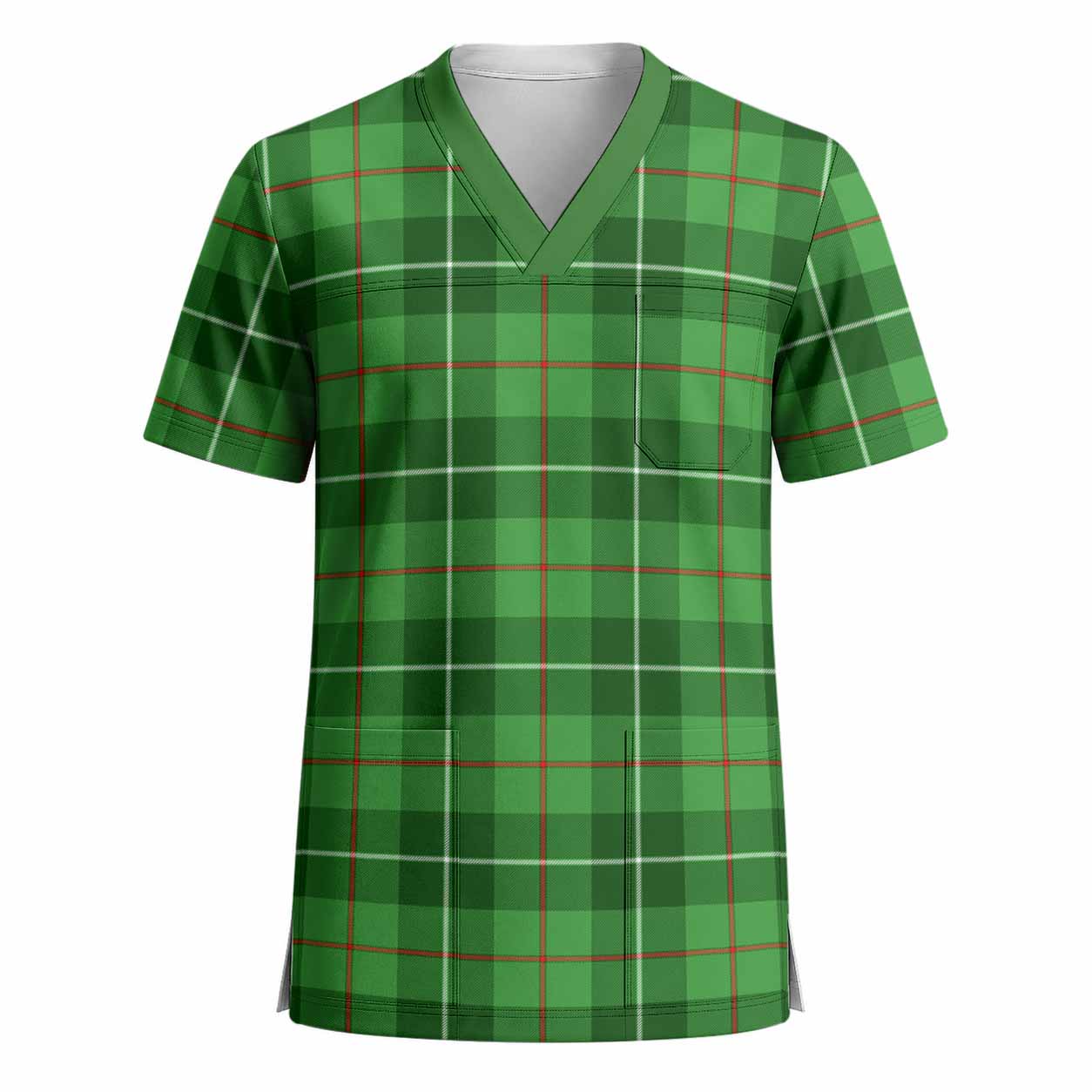 Clephane (Clephan) Tartan Scrub Top - Tartan Vibes Clothing