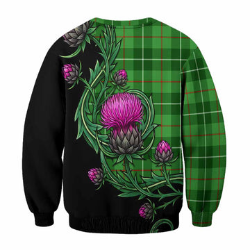 Clephane (Clephan) Tartan Sweatshirt Resilient Scottish Thistle