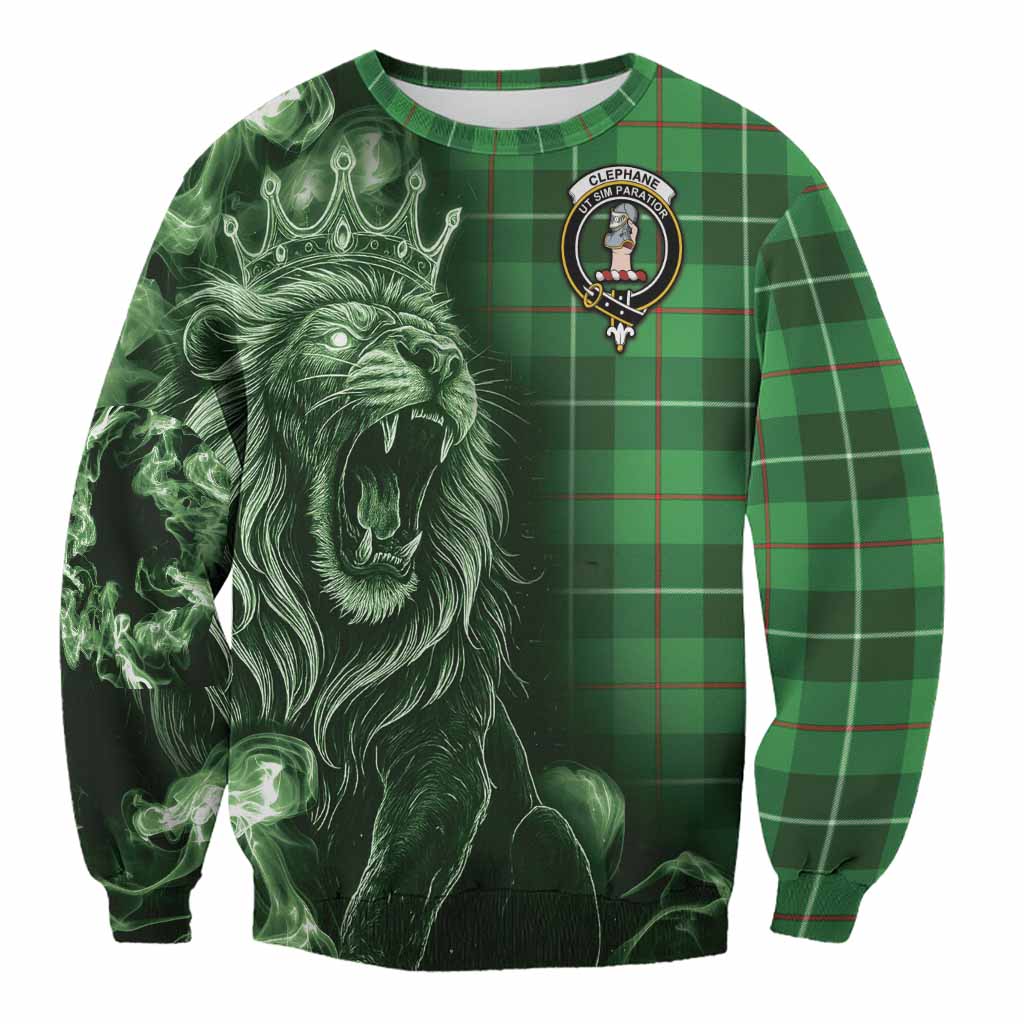 Clephane (Clephan) Tartan Sweatshirt Roaring Lion Heritage