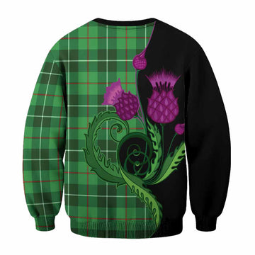 Clephane (Clephan) Tartan Sweatshirt Traditional Scottish Thistle