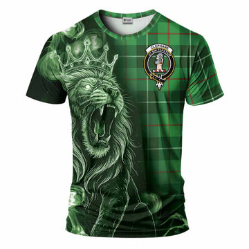 Clephane (Clephan) Tartan T-Shirt Roaring Lion Heritage