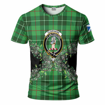 Clephane (Clephan) Tartan T-Shirt Thistle Scottish Spirit