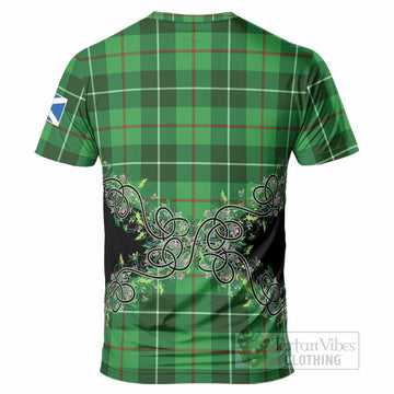 Clephane (Clephan) Tartan T-Shirt Thistle Scottish Spirit