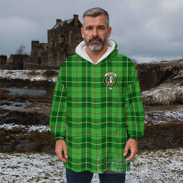 Clephane (Clephan) Tartan Wearable Blanket with Family Crest - Tartan Vibes Clothing