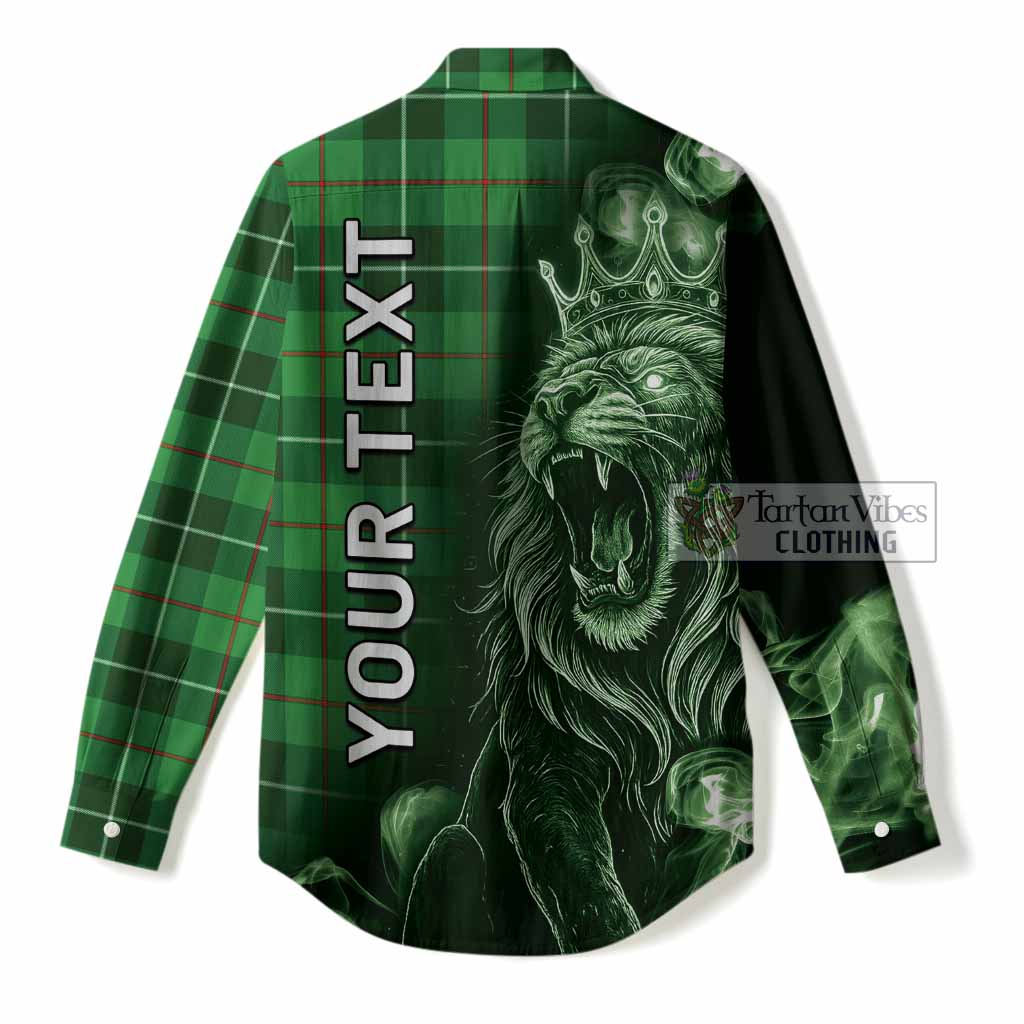 Clephane (Clephan) Tartan Women Casual Shirt Roaring Lion Heritage