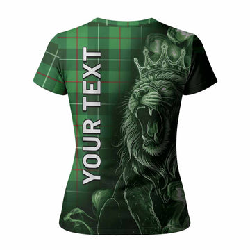 Clephane (Clephan) Tartan Women T shirt Roaring Lion Heritage
