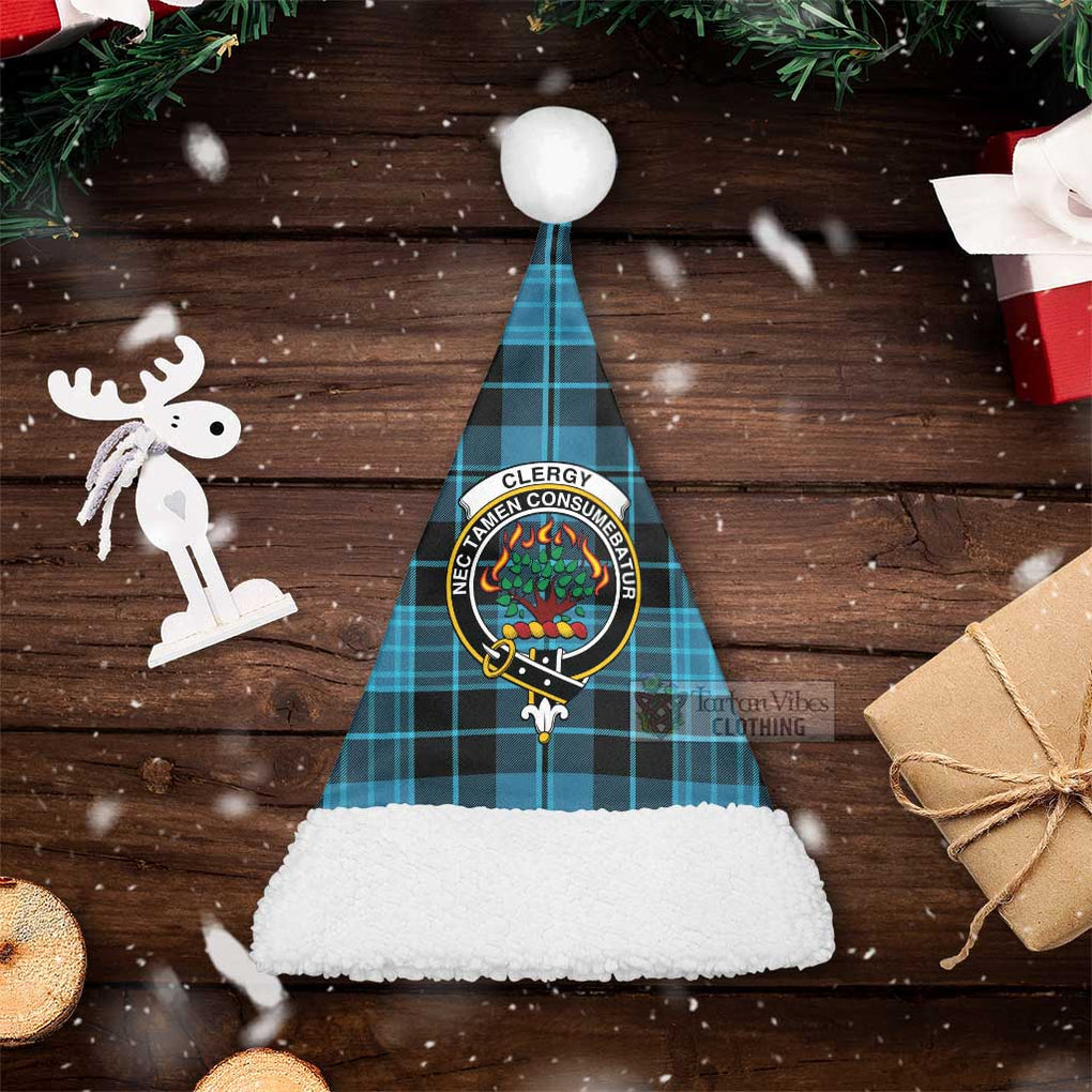 Clergy Tartan Christmas Santa Hats with Family Crest Christmas Hat S 20.5in (52cm) - Tartan Vibes Clothing