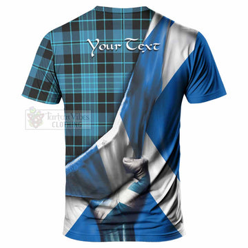 Clergy Tartan T-Shirt with Family Crest Scotland Patriotic Style - Tartan Vibes Clothing
