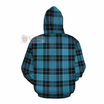 Clergy Tartan Cotton Hoodie with Family Crest DNA In Me Style Pullover Hoodie - Tartan Vibes Clothing