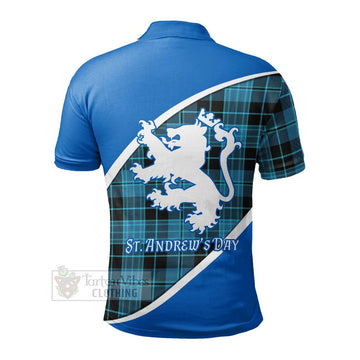 Clergy Family Crest Tartan Polo Shirt Celebrate Saint Andrew's Day in Style - Tartan Vibes Clothing