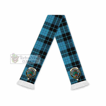 Tartan Vibes Clothing Clergy Tartan Ruffneck Scarf with Family Crest