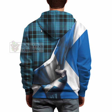 Clergy Tartan Hoodie with Family Crest Scotland Patriotic Style - Tartan Vibes Clothing