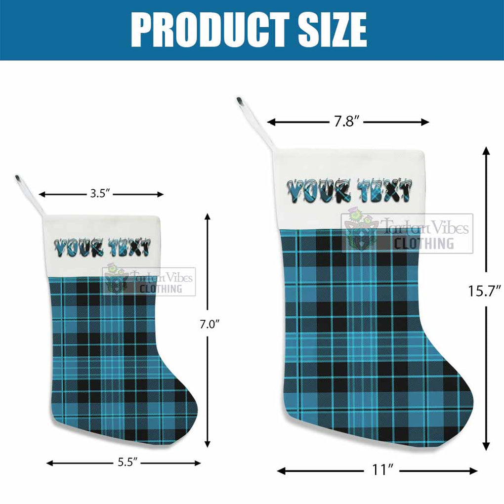 Clergy Tartan Christmas Stocking with Personalized Text - Tartan Vibes Clothing