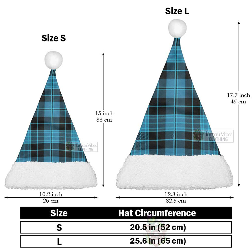Clergy Tartan Christmas Santa Hats Christmas Hat L 25.6in (65cm) - Tartan Vibes Clothing