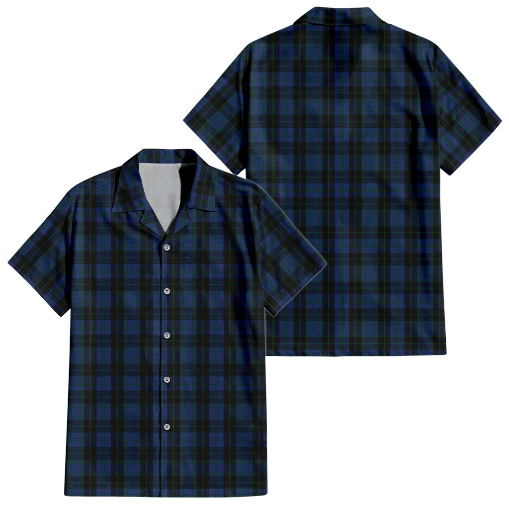 clergy-blue-tartan-short-sleeve-button-down-shirt