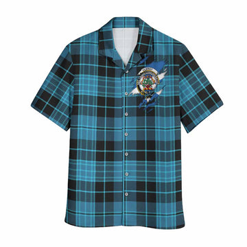 Clergy Clan Crest In Me Tartan Hawaiian Shirt Scotland Flag Style
