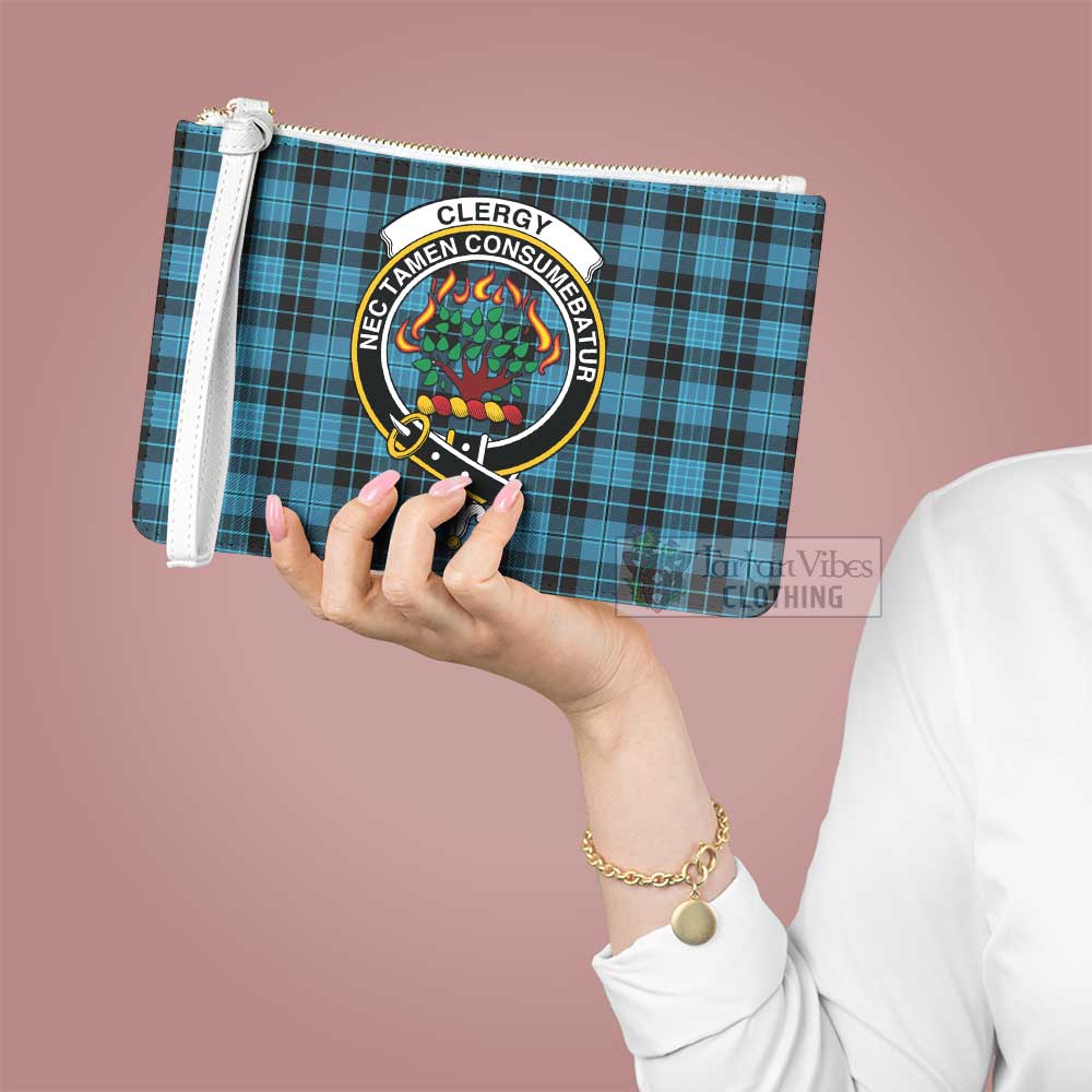 Tartan Vibes Clothing Clergy Family Crest Tartan Clutch Bag