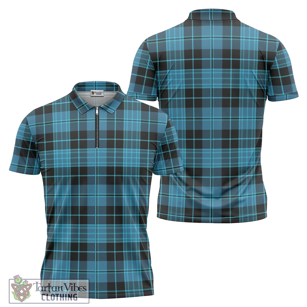 Clergy Ancient Tartan Zipper Polo Shirt Unisex - Tartan Vibes Clothing