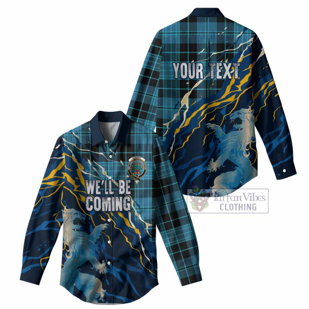 Clergy Scotland Tartan Women Casual Shirt WC2026 Football - We'll Be Coming