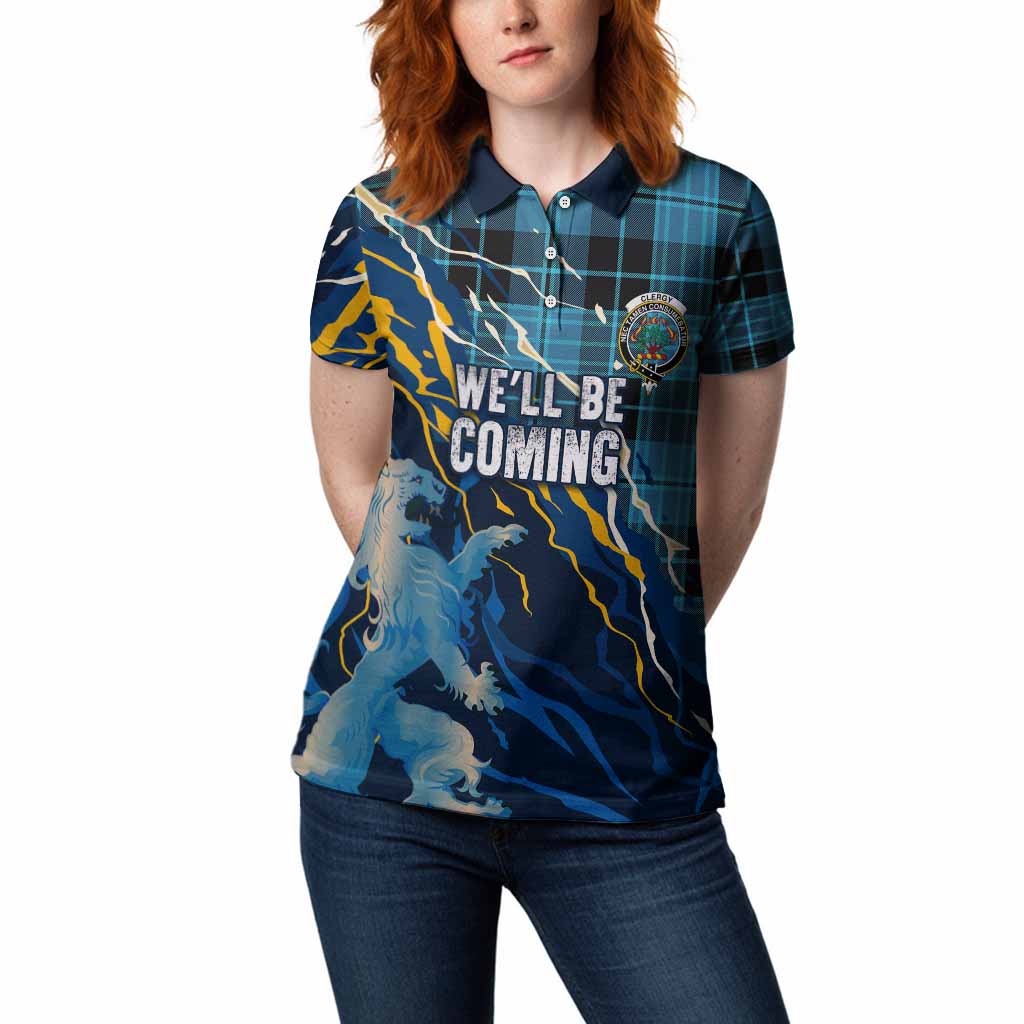 Clergy Scotland Tartan Women Polo Shirt WC2026 Football - We'll Be Coming