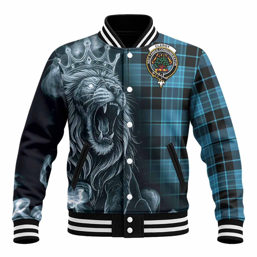 Clergy Tartan Baseball Jacket Roaring Lion Heritage