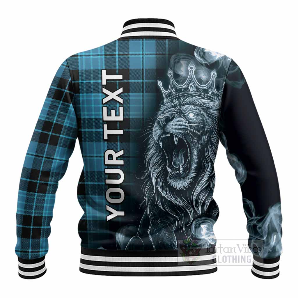Clergy Tartan Baseball Jacket Roaring Lion Heritage