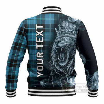Clergy Tartan Baseball Jacket Roaring Lion Heritage
