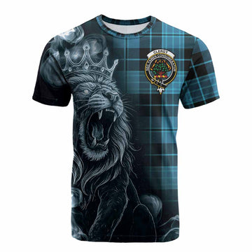 Clergy Tartan Cotton T-shirt Roaring Lion Heritage