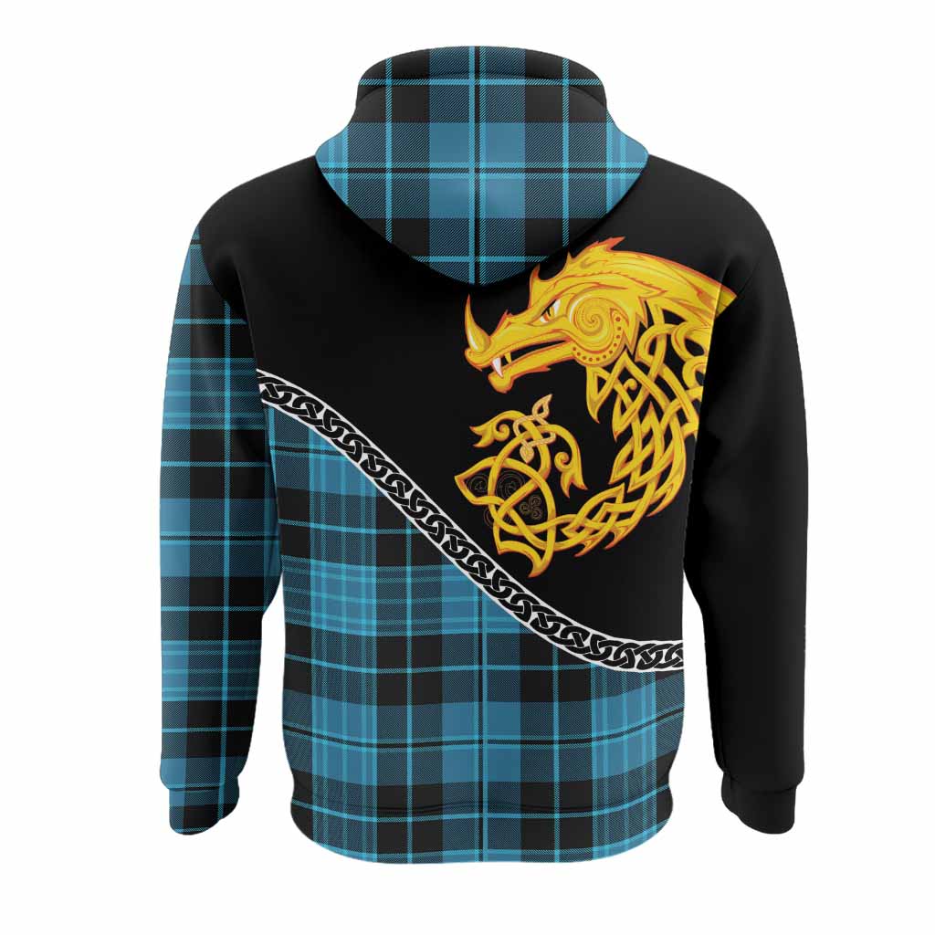 Clergy Tartan Crest Hoodie Legendary Dragon Knot Half Style