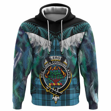 Clergy Tartan Crest Hoodie New Zealand Maori Korowai Cloak