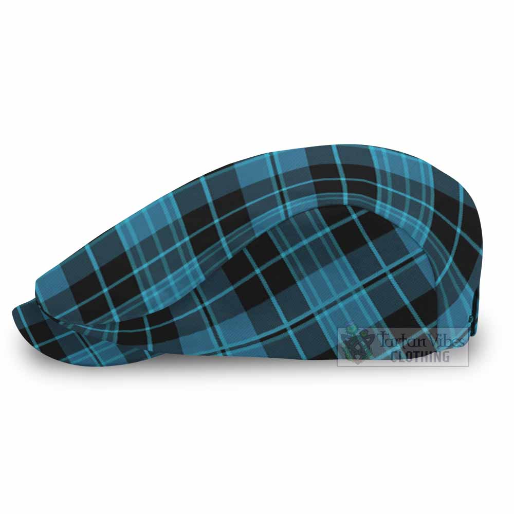 Clergy Tartan Jeff Cap, Tartan Flat Cap