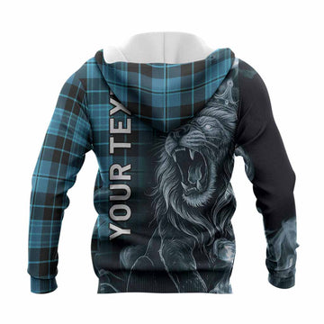 Clergy Tartan Knitted Hoodie Roaring Lion Heritage
