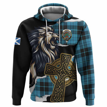 Clergy Tartan Scottish Hoodie Lion Celtic Heritage
