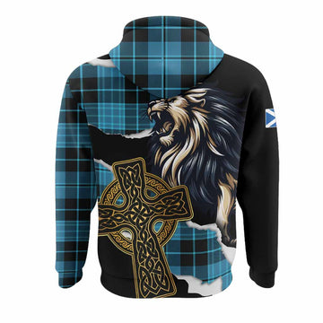 Clergy Tartan Scottish Hoodie Lion Celtic Heritage