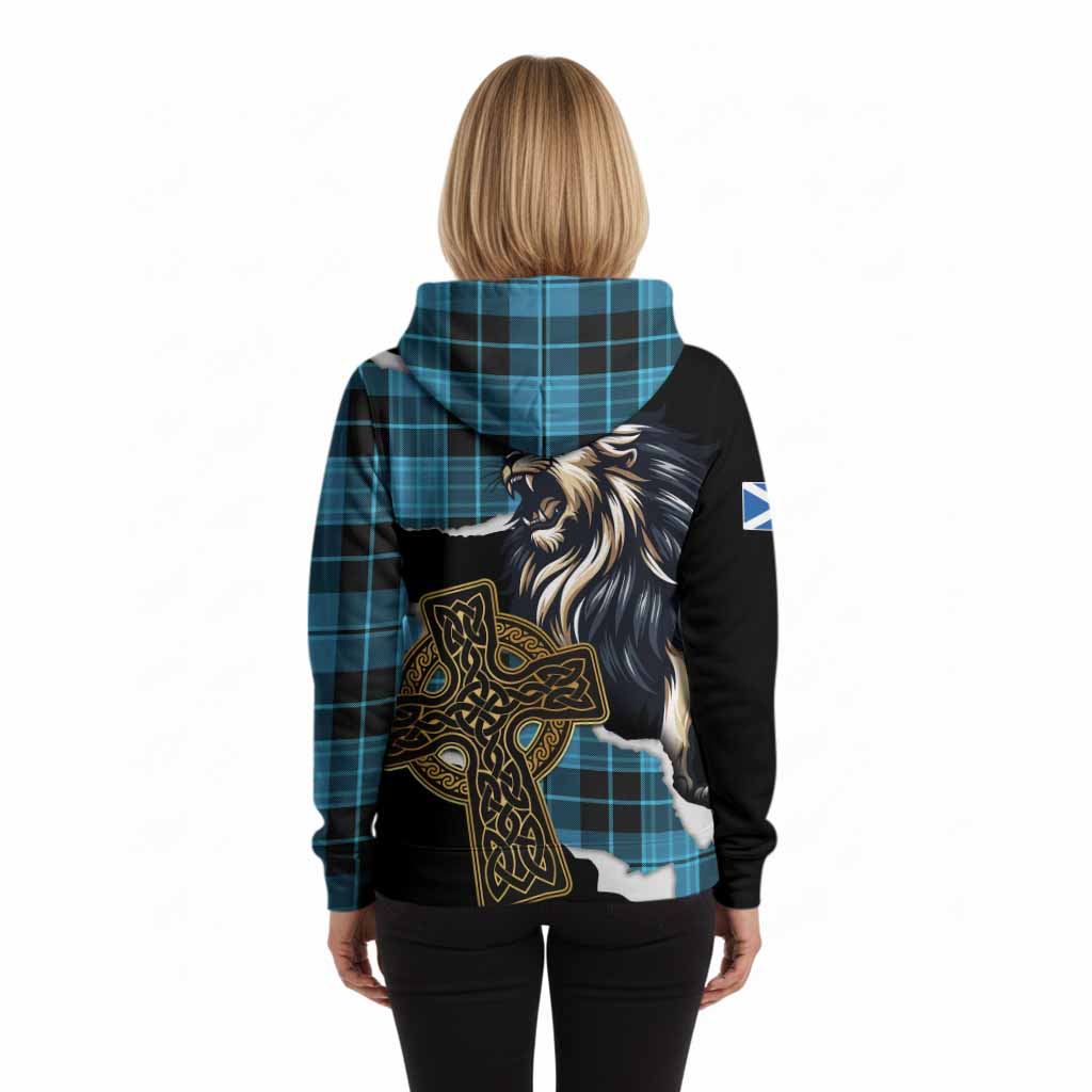 Clergy Tartan Scottish Hoodie Lion Celtic Heritage