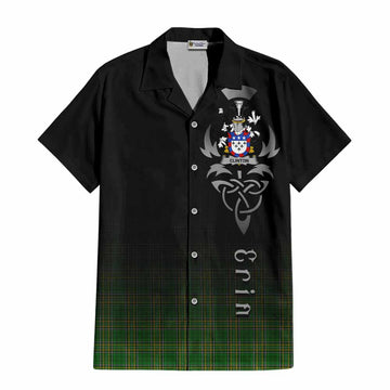 Clinton Irish Clan Hawaiian Shirt with Coat of Arms Erin Go Bragh Celtic Inspired Kid - Tartan Vibes Clothing