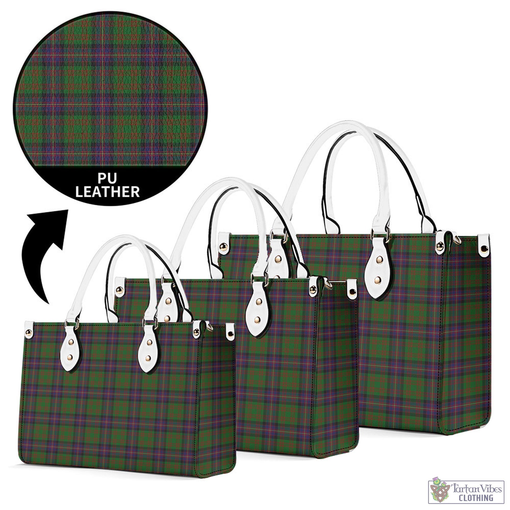 Tartan Vibes Clothing Cochrane Tartan Luxury Leather Handbags