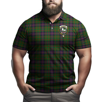 Cochrane Tartan Men's Polo Shirt with Family Crest
