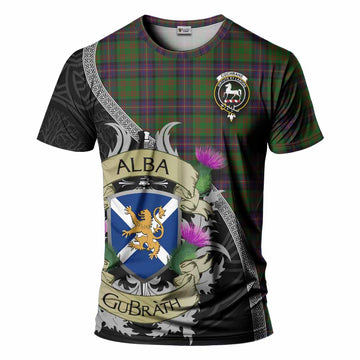 Cochrane Tartan Family Crest T-Shirt Lion Rampant Royal Thistle Shield Celtic Inspired