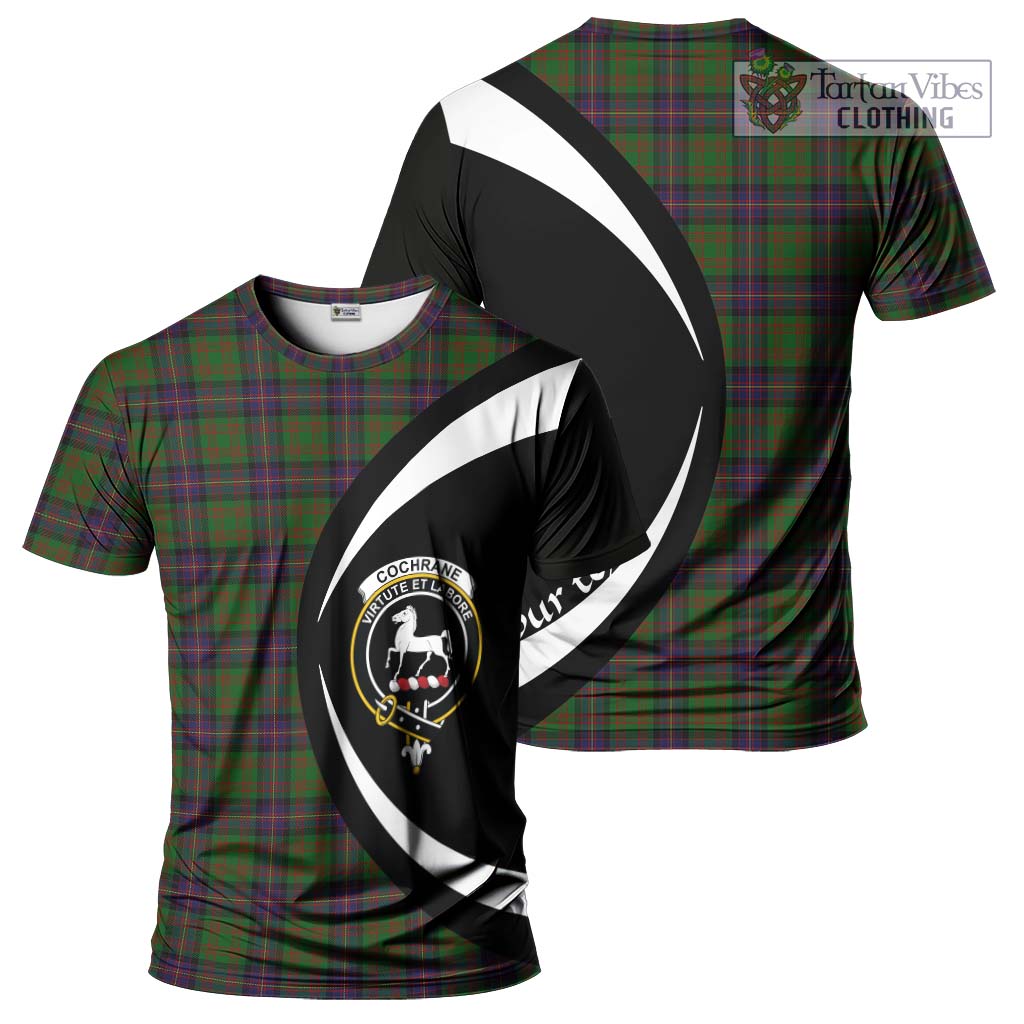 Cochrane Tartan T-Shirt with Family Crest Circle Style Kid's Shirt - Tartan Vibes Clothing