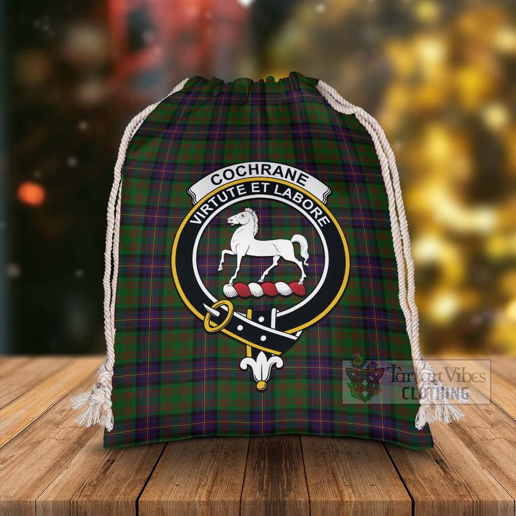 Tartan Vibes Clothing Cochrane Tartan Christmas Santa's Bag with Family Crest