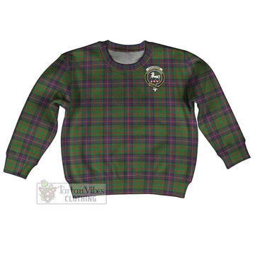 Cochrane Tartan Kid Ugly Sweater with Family Crest